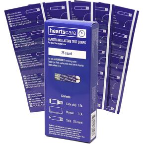 HeartsCare Lactate Strips - 25 Count