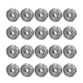 RANIT 20pcs 626ZZ 6mmx19mmx6mm Double Shielded Miniature Deep Groove Ball Bearing