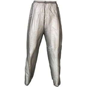 Plastic Jogging Bottoms (Large, Transparent Black)