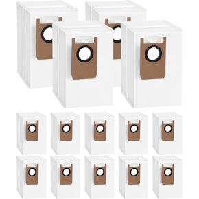 14PCS Dust Bags Replacement for Eufy Omni S1 Pro Robot Vacuum Cleaner Large Capacity Vacuum Dust Collecting Bags Self-Empty Disposable Replacement Parts Vacuum Bags Accessories Kits