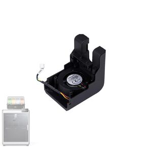 Creality Official K2 Plus Integrated Air Guide Fan Kit, Model Heat Sink Module, 66×65×50.4_PBT+30% GF_Black_V0, 3D Printer Accessories for K2P