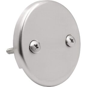 RP31556 Faucet Overflow Plate and Screws Replacement for Delta Compatible with RP293, RP391 and RP691 Bath Waste Assemblies,Silver