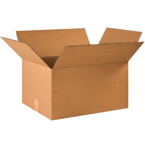 PARTNERS BRAND 22x17x12 Corrugated Boxes, Medium, 22L x 17W x 12H, Pack of 10 | Shipping, Packaging, Moving, Storage Box for Home or Business, Strong Wholesale Bulk Boxes