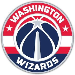 Washington City Wizard Sport Basketball Logo Die-Cut Sticker Decal 12'' X 12''