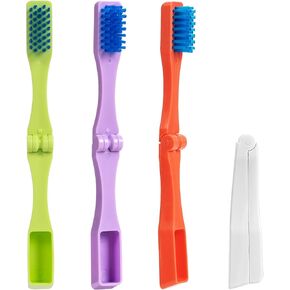 Travel Toothbrush, Individually Wrapped Pre-Pasted Soft Bristles, Disposable Toothbrushes with Toothpaste, Disposable Toothbrush for Adults & Kids, Pack of 24