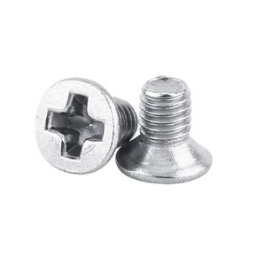 100Pcs/Bag M3 Machine Screws Kit, 3mm Flat Head Stainless Steel SS304 Machine Countersunk Screws Bolt Fastener(M3x4)