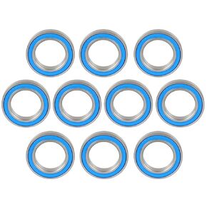 10 Pcs 6802-2RS Bearings ABEC-5 Level 15x24x5mm, Double Rubber Seals and Pre-Lubricated, Deep Groove Ball Bearing.