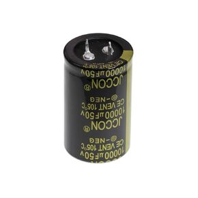 2 Pieces 50V 10000UF 2 Pin Solder Snap-in Terminal Electrolytic Capacitor 10000 uF 50 Volt