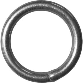 US Stainless Stainless Steel 316 Round Ring Welded 7mm x 40mm ID (1/4" x 1 5/8") (9/32" x 1 5/8") Marine Grade