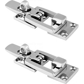 Boat Locker Hatch Anti Rattle Latch Fastener，316 Stainless Steel Boat Yacht Accessories