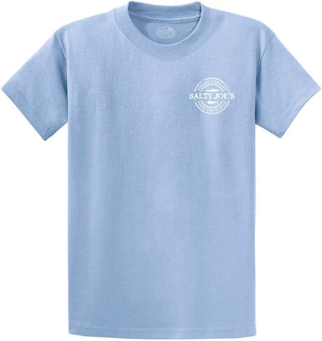مالح Joes Men's Fishing Co. Logo Tees الثقيل القطن in Kuwait