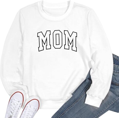 Astanfy Mom Swefshirt Dad Sweatshirt: Mom and Dad Tirts Operfors Adports Francancy Fall Fall Crewneck Sweatshirts in Kuwait