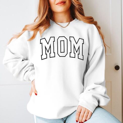 Astanfy Mom Swefshirt Dad Sweatshirt: Mom and Dad Tirts Operfors Adports Francancy Fall Fall Crewneck Sweatshirts in Kuwait