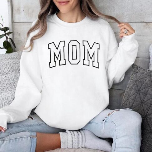Astanfy Mom Swefshirt Dad Sweatshirt: Mom and Dad Tirts Operfors Adports Francancy Fall Fall Crewneck Sweatshirts in Kuwait