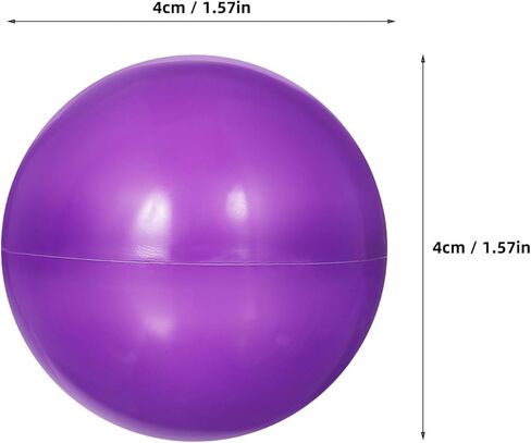 Toyvian 25 PCS كرات يانصيب البلاستيك جوفاء لتصويت مربع ، كرات ألواح الحفلات الكرات الترفيهية للعبة الطاولة ، 4 سم ، لون عشوائي in Kuwait