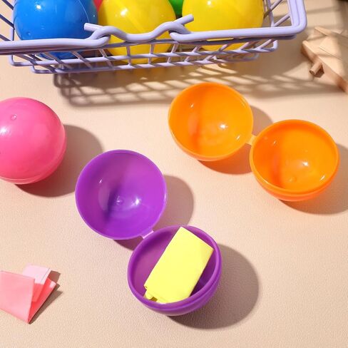 Toyvian 25 PCS كرات يانصيب البلاستيك جوفاء لتصويت مربع ، كرات ألواح الحفلات الكرات الترفيهية للعبة الطاولة ، 4 سم ، لون عشوائي in Kuwait