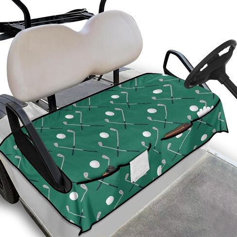 Universal Golf Cart Seat Covers for Women Men Non-Slip Golf Cart Seat Towel Blanket Golf Cart Accessories in Saudi Arabia