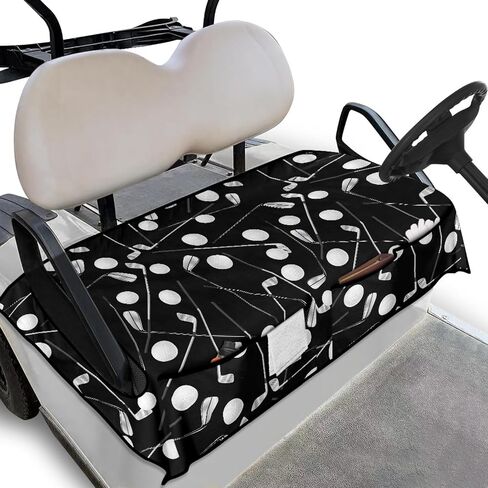 Universal Golf Cart Seat Covers for Women Men Non-Slip Golf Cart Seat Towel Blanket Golf Cart Accessories in Saudi Arabia