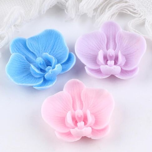 Phalaenopsis Candle Silicone Mold Orchid Candle Molds Flower Candle Molds Phalaenopsis Silicone Mold for Candle Home Decorate Mold Candle Making Mold in Kuwait