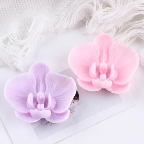 Phalaenopsis Candle Silicone Mold Orchid Candle Molds Flower Candle Molds Phalaenopsis Silicone Mold for Candle Home Decorate Mold Candle Making Mold in Kuwait