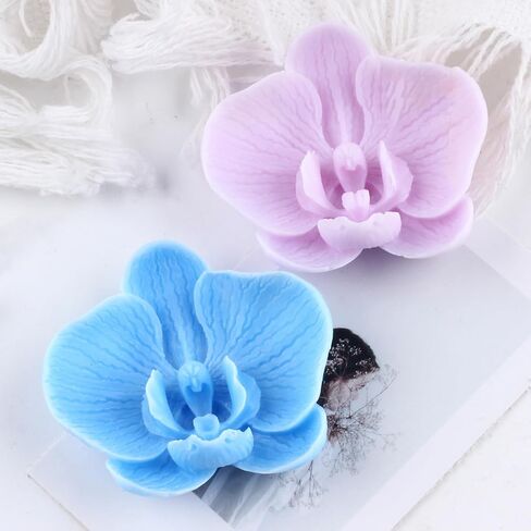 Phalaenopsis Candle Silicone Mold Orchid Candle Molds Flower Candle Molds Phalaenopsis Silicone Mold for Candle Home Decorate Mold Candle Making Mold in Kuwait