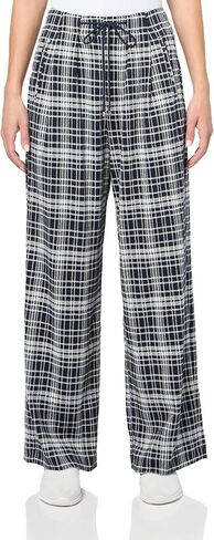Tommy Hilfiger Women's Pleated Wide Leg Printed Sportswear Bottoms in Saudi Arabia