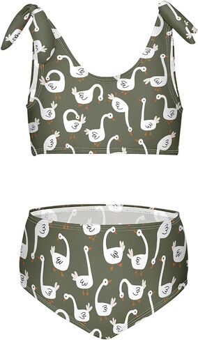 Pugs Pugs Flowers Butterflies Girls Bikini مجموعات 2 قطعة السباحة بدلة السباحة ملابس السباحة in Kuwait