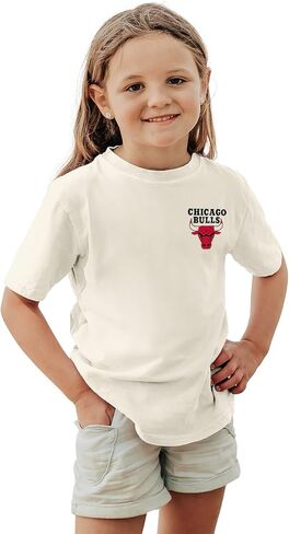 Blue 84 Usisex Kid's NBA NBA مرخص رسميًا من T-Shirt Ringspun Front/Back Ivory in Saudi Arabia