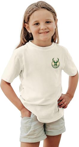 Blue 84 Usisex Kid's NBA NBA مرخص رسميًا من T-Shirt Ringspun Front/Back Ivory in Saudi Arabia