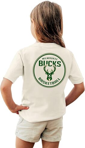 Blue 84 Usisex Kid's NBA NBA مرخص رسميًا من T-Shirt Ringspun Front/Back Ivory in Saudi Arabia