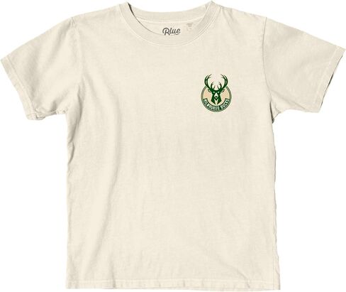 Blue 84 Usisex Kid's NBA NBA مرخص رسميًا من T-Shirt Ringspun Front/Back Ivory in Saudi Arabia