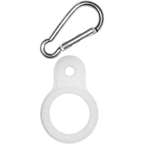 Portable Silicone Water Bottle Buckle with Carabiner Belt Clip Secure Bottle Hanging Strap Sports Bottle Hanger Holder Portable Water Bottle Clip Buckle for Traveling