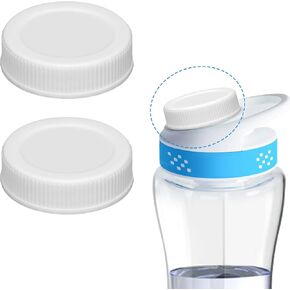 YOUSHARES 2 Pcs Keeper Caps for Cirkul Water Bottle, Compatible with Cirkul Flavors, Caps for Water Bottle, Plastic Cap Lid for Flavor Water Bottle, Replacement Flavor Water Cap for Cirkul Drink
