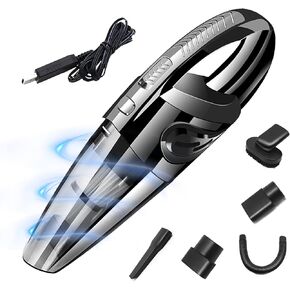 Portable Mini Lightweight Handheld Vacuum Cordless Rechargeable - Stick Small Vacuum Cleaner with High Power Suction &Large-Capacity Battery - Wireless Vaccum for Car丨Pet Hair丨Home