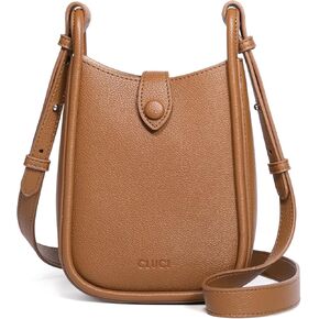 CLUCI Small Crossbody Bags for Women Trendy PU Leather Cell Phone Purse Wallet with Adjustable Strap