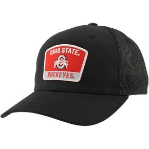 ZHATS Standard NCAA Officially Licensed Snapback Hat Big Rig Patch Black Switchback, One Size