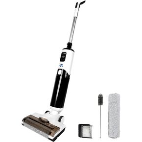 Vacuum Mop All in One Vacuum and Mop Combo Cordless Wet Dry Vacuum Cleaner and Mop One-Step Cleaning for Hard Floors Smart Display Power-Lifting Suction Perfect for Family Pet Home Gifts