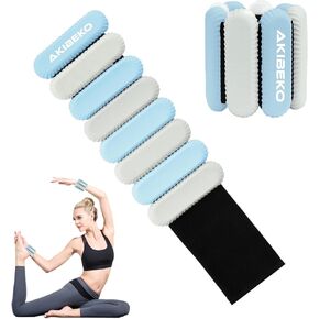 Wrist and Ankle Weights for Women at Home, Wearable Set of 2(1Lbs Each) Weighted Bracelet for Men, Adjustable Arm & Leg Weights for Workout, Walking, Exercise, Gym, Running