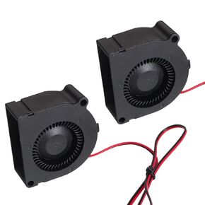 3D Printer Accessories - 5M Pro Replacement Part: 50 * 50 * 20mm/ 1.9 * 1.9 * 0.7 inch Clone Cooling Fan 24V with Cables for Adventurer 5M Pro Air Duct