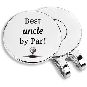 Uncle Golf Ball Marker with Magnetic Hat Clip Best Uncle by Par Golf Ball Marker Golf Hat Magnetic Clip Uncle Engraved Golfer Golf Lovers Gift