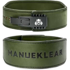 MANUEKLEAR 10MM Tapered Lever Belt Weightlifting, Quick Locking Powerlifting Lever Belt for Men and Women, Heavy Duty Lever Weight Lifting Belt for Squat Deadlifts Weightlifting