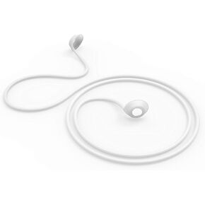 Eargasm White Connector Cord for Earplugs - Protect Earplugs with Flexible Silicone Around The Neck Lanyard String for Easy Wearing and Removal - Compatible with High Fidelity, Smaller Ears & More