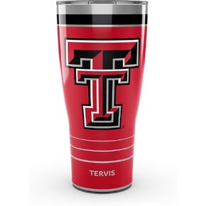 Tervis Traveler Texas Tech Red Raiders - MVP Triple Walled Insulated Tumbler Travel Cup Keeps Drinks Cold & Hot, 30oz, Stainless Steel