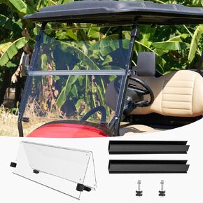 Golf Cart Windshield Compatible Club Car Precedent 2004-UP Models (Clear)