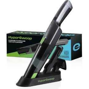REATHLETE Hypersweep Cordless Vacuum Cleaner – Extra Powerful Suction, Large Dirt Capacity, Built-in Storage Tray, Flashlight for Dark Corners, One-Button Operation