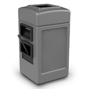 COMMERCIAL ZONE PRODUCTS 755103 Harbor 1 Waste/WSC,Gray