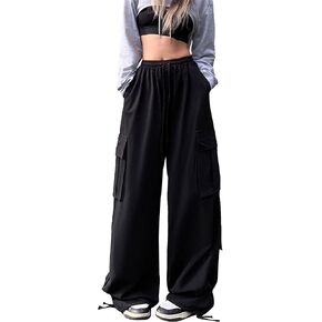 Womens Track Pants Y2k Cargo Pants Women Parachute Pants Woman Emo Clothes