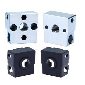 CR-6 SE All Metal Hotend Kit for CR6 SE,CR-6 SE MAX 3D Printer Hotend,Upgrade Bi-Metal Heatbreak,Heater Block Aluminum,MK8 Hardened Steel Nozzle 0.4mm.(Type2）