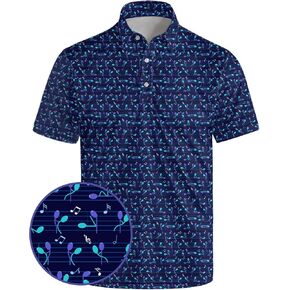 Golf Polo Shirts for Men Athletic Golf Polos Short Sleeve Performance Golf Shirts