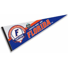 University of Florida 2024 College Baseball Series CWS Pennant Banner Flag